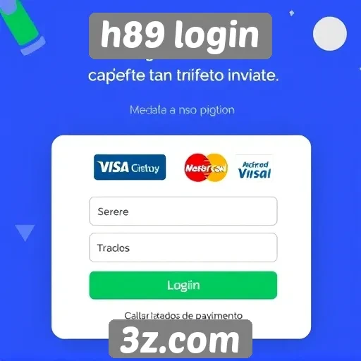 Métodos de pagamento disponíveis no h89 login